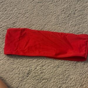 Zaful Vibrant Red Bikini Bottom